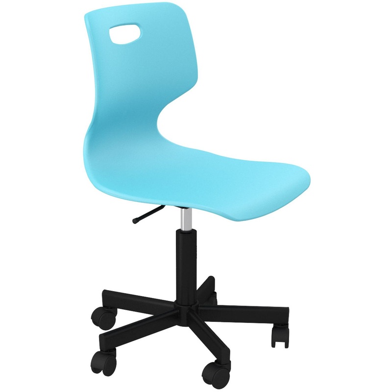 Изображение товара Стул Sheffilton SHT-ST58/S120M Регулируемый голубой/чёрный