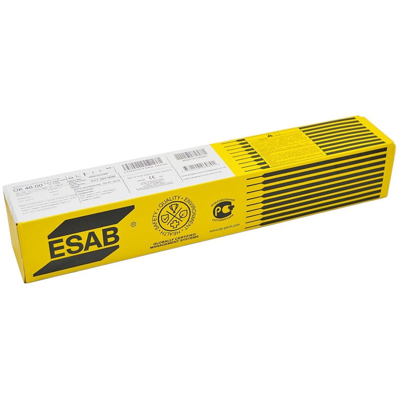 Изображение товара Электроды ESAB OK 46.00 2.5 мм 2.5 кг для сварки