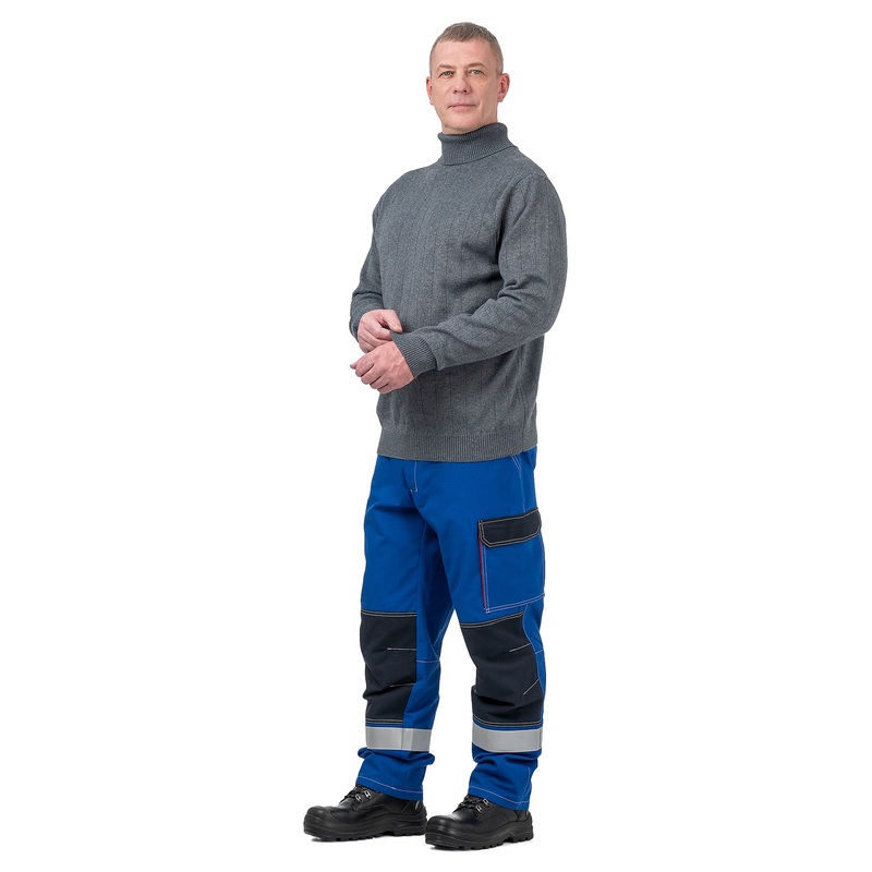 Изображение товара Свитер-фуфайка мужской Вольт серый с огнестойкими свойствами