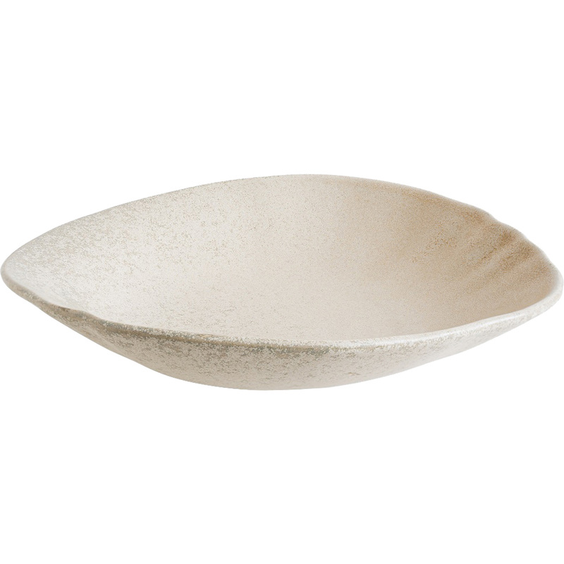 Изображение товара Тарелка универсальная Bonna Сахара Ваго фарфор 27х23.5 см песочно-бежевая