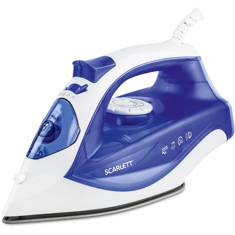 Изображение товара Утюг Scarlett SC-SI30K23 синий с керамической подошвой