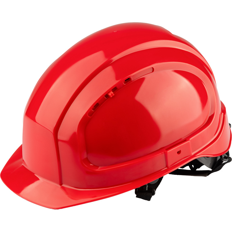 Изображение товара Каска защитная TOPFORT Универсал 303 красная с храповым механизмом