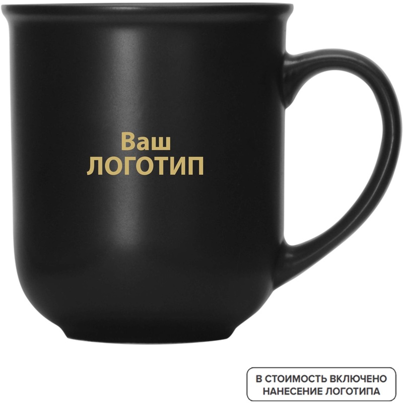 Изображение товара Кружка из фарфора Susan 380 мл с нанесением логотипа для рекламы и подарков