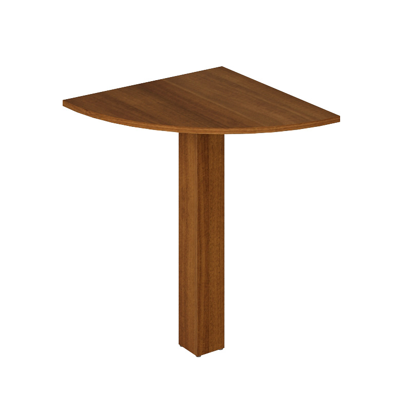 Изображение товара Угловая приставка для мебели с опорой 600х600х740 мм французский орех