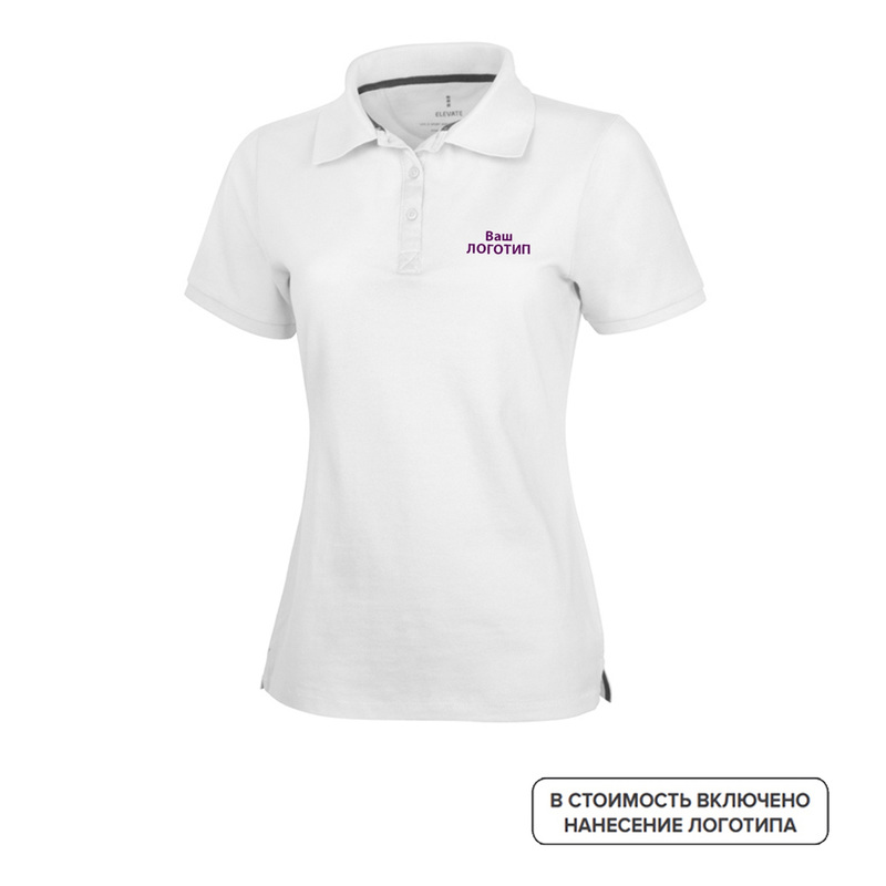 Изображение товара Женская рубашка поло Calgary с коротким рукавом и нанесением логотипа