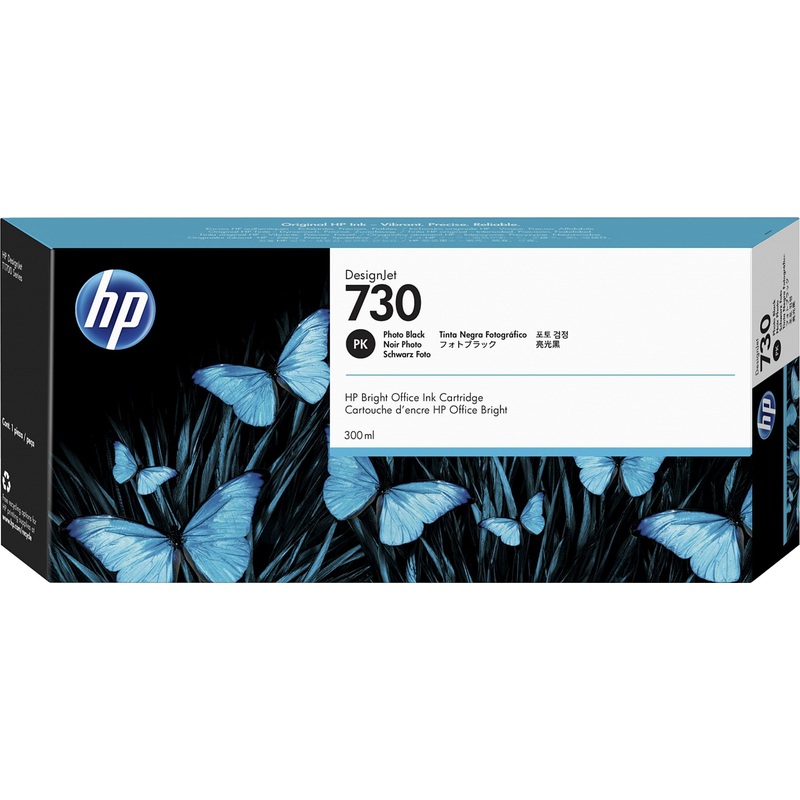 Изображение товара Картридж струйный HP 730 P2V73A фото черный оригинальный