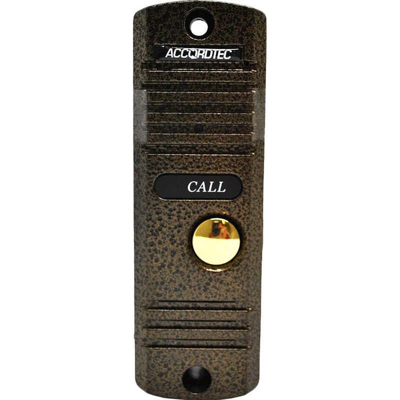 Изображение товара Панель вызывная AccordTec AT-VD305N металлическая 12 В цвет золото коричневый