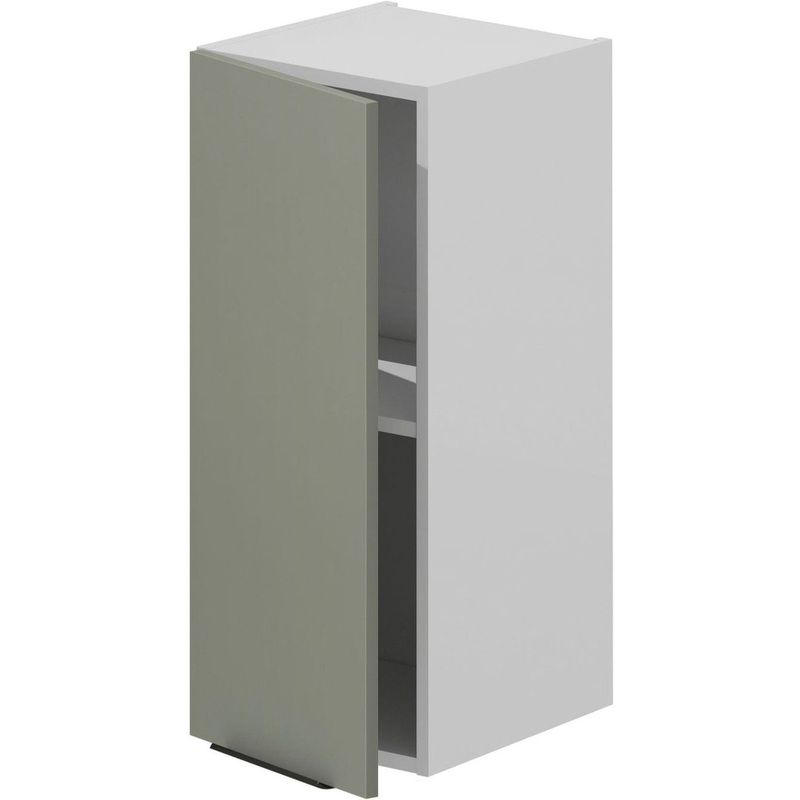 Изображение товара Кухонный навесной шкаф VOK W1D 72 30 платиновый зелёный белый шагрень Россия