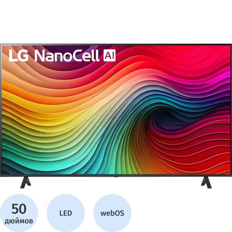 Изображение товара Телевизор LG 50NANO80T6A.ARUG 50 дюймов Ultra HD 4K Smart TV