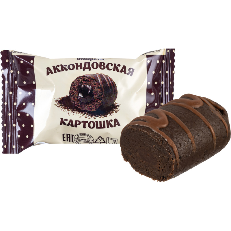 Изображение товара Конфеты шоколадные Акконд Аккондовская Картошка 2 кг