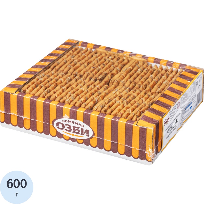 Изображение товара Печенье затяжное Семейка Озби с семенами подсолнечника 600 г