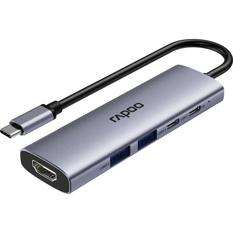 Изображение товара Разветвитель USB Rapoo XD51 (XD51-SGRY)