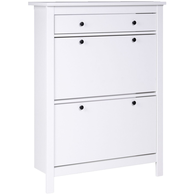 Изображение товара Обувница ГУД ЛАКК Сага белая 920х299х1218 мм для прихожей