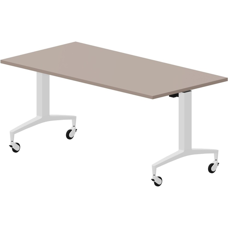 Изображение товара Стол для переговоров Setup SETPT168TRBL на металлокаркасе 1600x800 мм белый