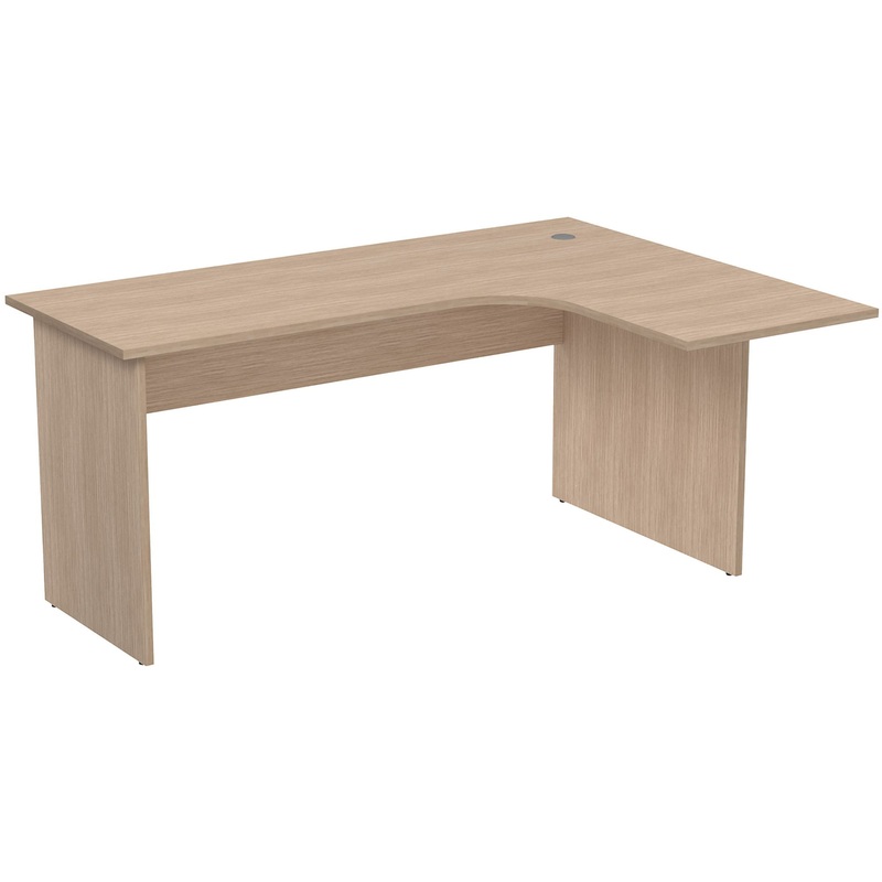 Изображение товара Криволинейный письменный стол 2С.033 правый из ЛДСП новый дуб 1600х1200 мм