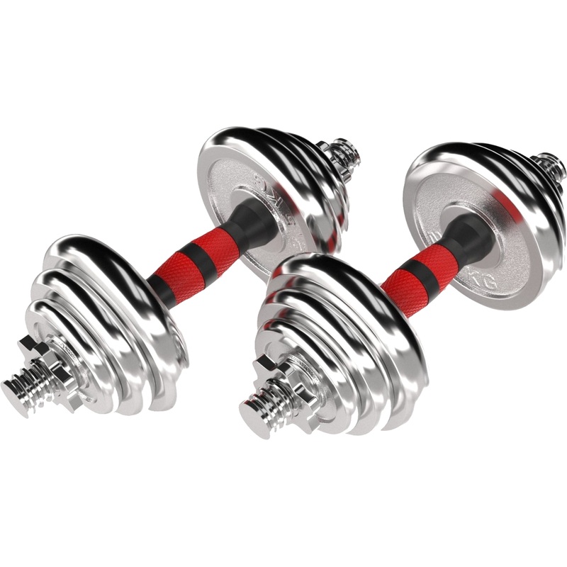 Изображение товара Набор гантелей Unix Line в кейсе 20 кг для силовых тренировок