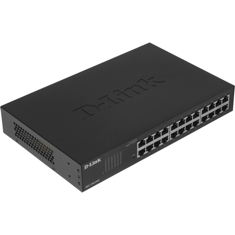 Изображение товара Коммутатор D-Link DGS-1100-24V2/A2A с 24 портами LAN