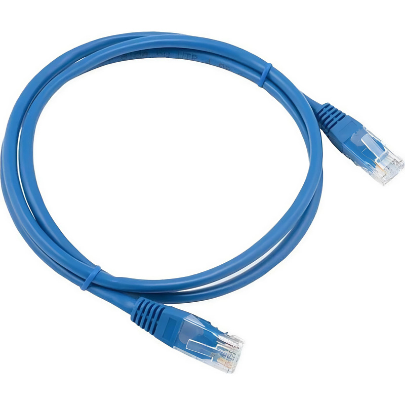 Изображение товара Патч-корд витая пара A1 cat 5e 1м RJ-45 синий для Ethernet
