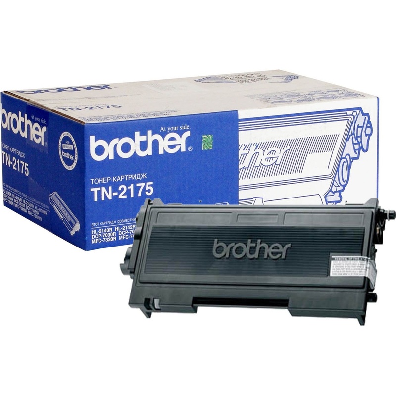 Изображение товара Тонер-картридж Brother TN-2175 черный повышенной емкости оригинальный