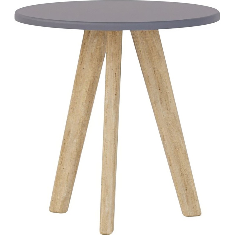 Изображение товара Столик журнальный Лиам (графит/дуб янтарный, 400х400х450 мм)