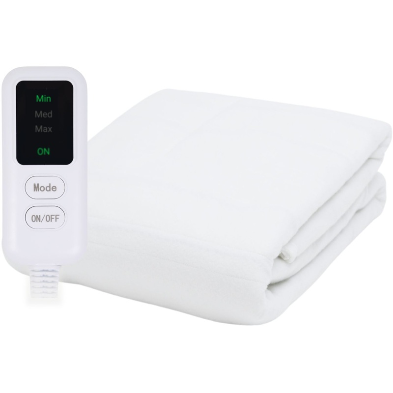 Изображение товара Электропростынь EcoSapiens Согревай-ка ES-401 150x120 см полиэстер белая