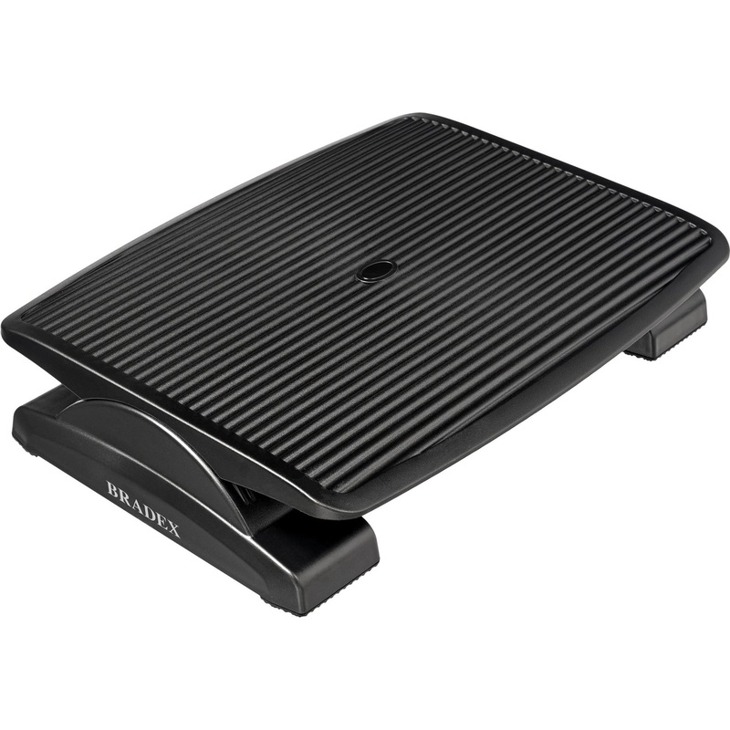 Изображение товара Подставка для ног Эргономик KZ 1959 черная пластиковая регулируемая