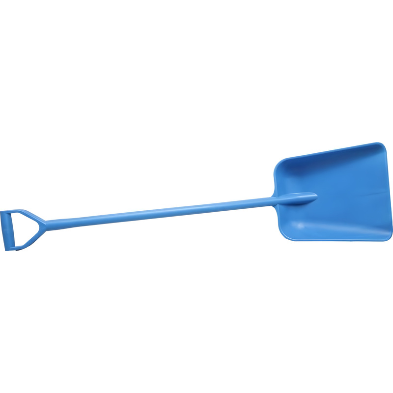 Изображение товара Лопата цельнолитая из полипропилена FBK 330x380 мм 1330 мм длина синяя