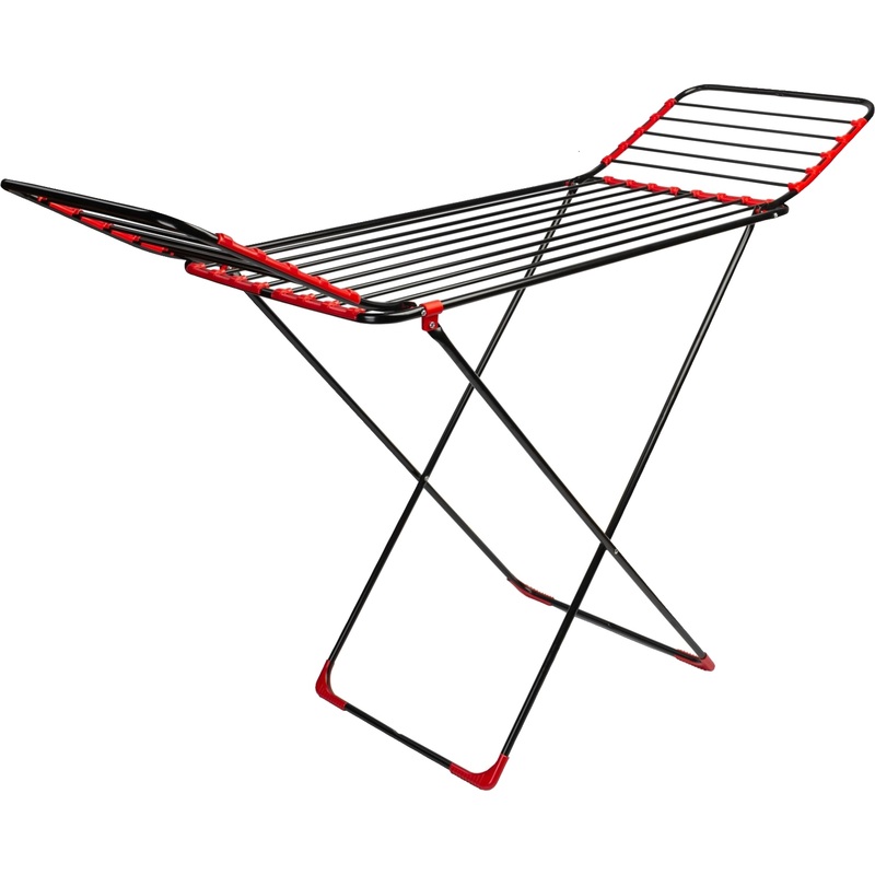 Изображение товара Сушилка для белья напольная складная Zalger Frame (176x54x87 см) чёрная