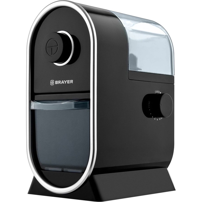 Изображение товара Кофемолка Brayer BR1170 черная с жерновами, регулируемый помол