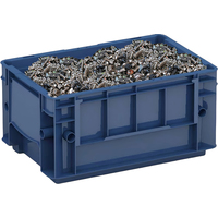 Ящик (лоток) универсальный полипропиленовый I Plast R-KLT 3215 с усиленным дном 297x198x147.5 мм синий