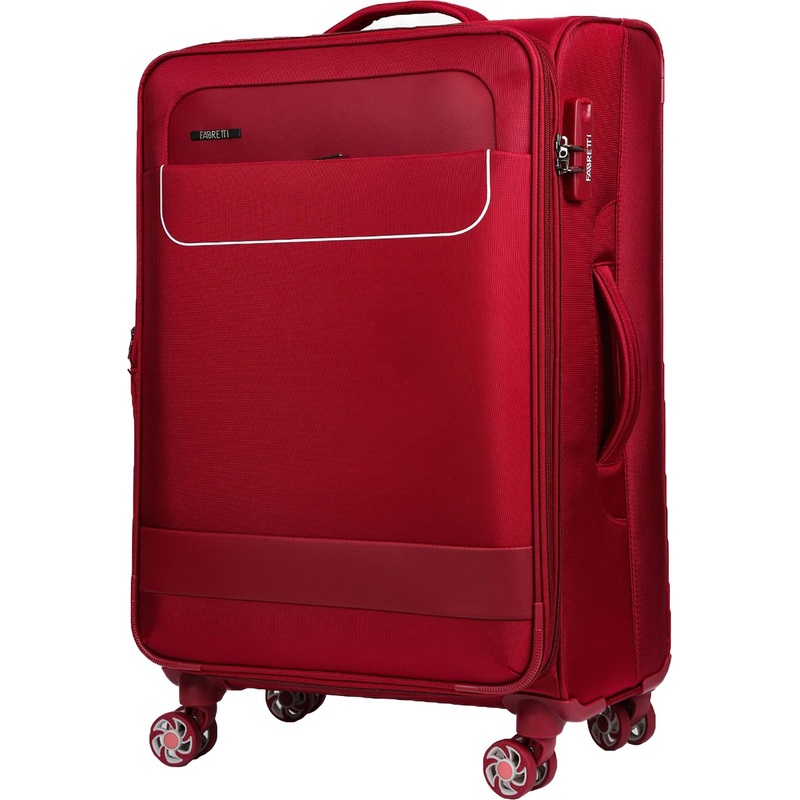 Изображение товара Чемодан Fabretti размер M 46 л из полиэстера красный