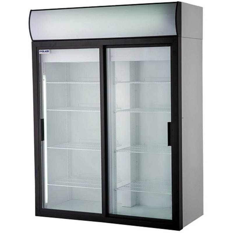 Изображение товара Полутораметровый холодильный шкаф Polair DM114Sd-S с дисплеем и светодиодной подсветкой