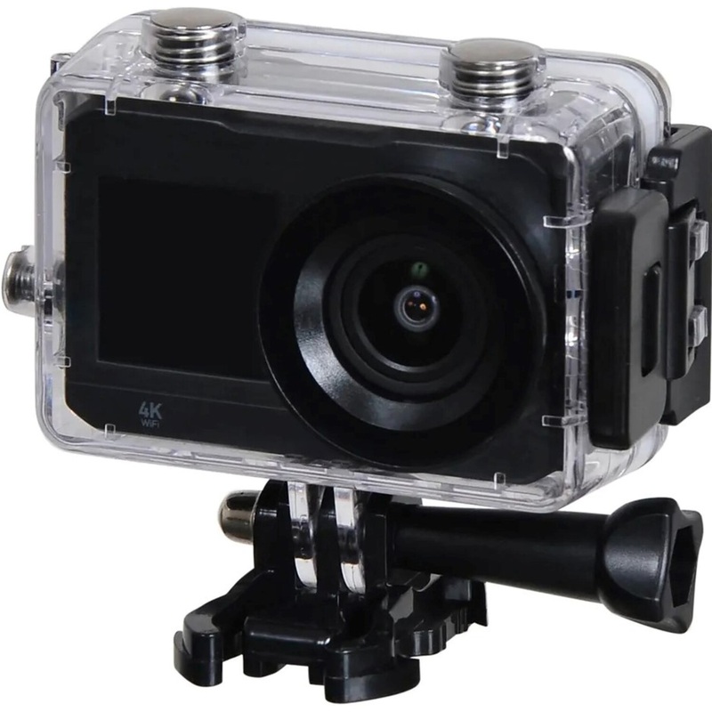 Изображение товара Экшн-камера Digma DiCam 420 черный 4K Wi-Fi водонепроницаемый комплект