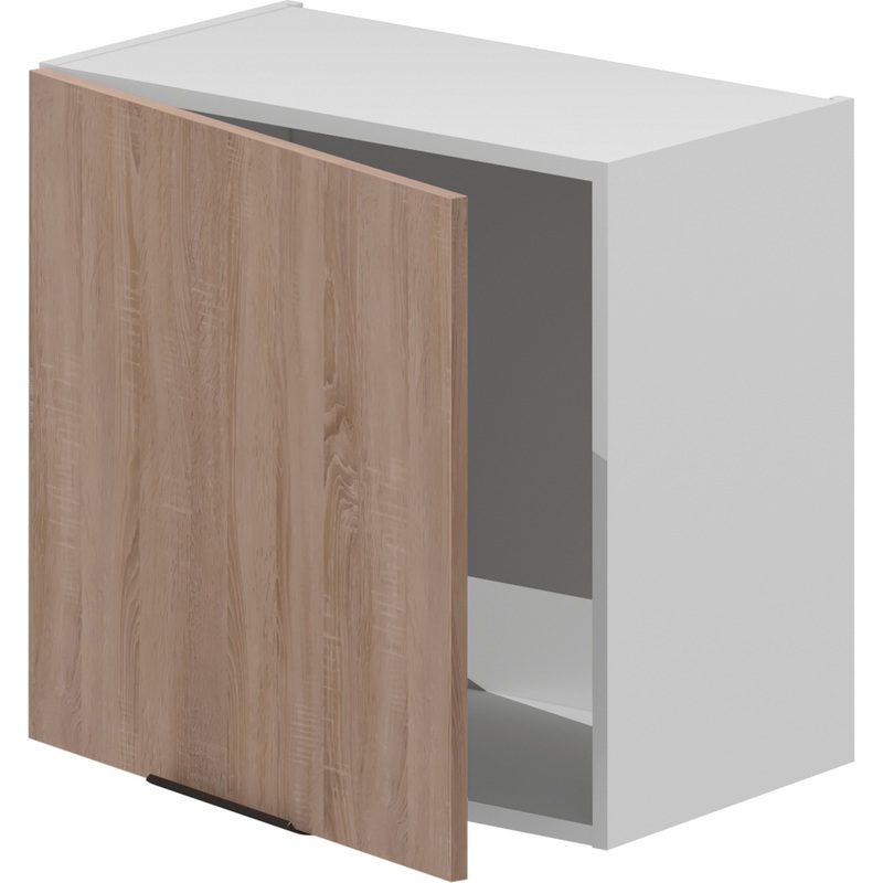 Изображение товара Кухонный навесной шкаф VOK W1D 54 60 дуб сонома белый шагрень