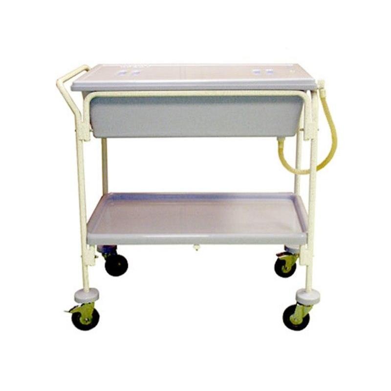 Изображение товара Контейнер для дезинфекции КДС-35 боковой слив без тележки белый 35л