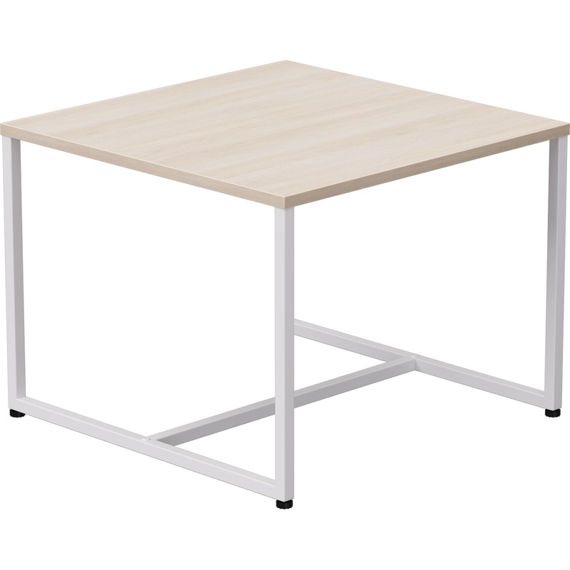 Изображение товара Стол журнальный EVO 254S024DY9003 дуб соната/белый 604х604х460 мм