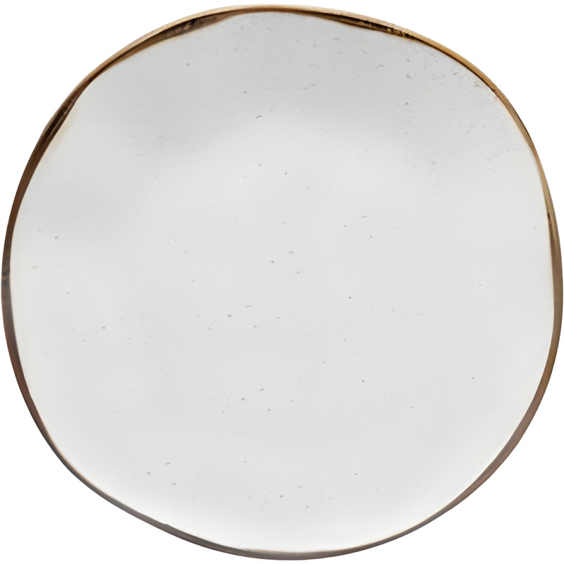 Изображение товара Тарелка суповая Oxford Ryo Maresia фарфор 22.5 см белая/коричневая