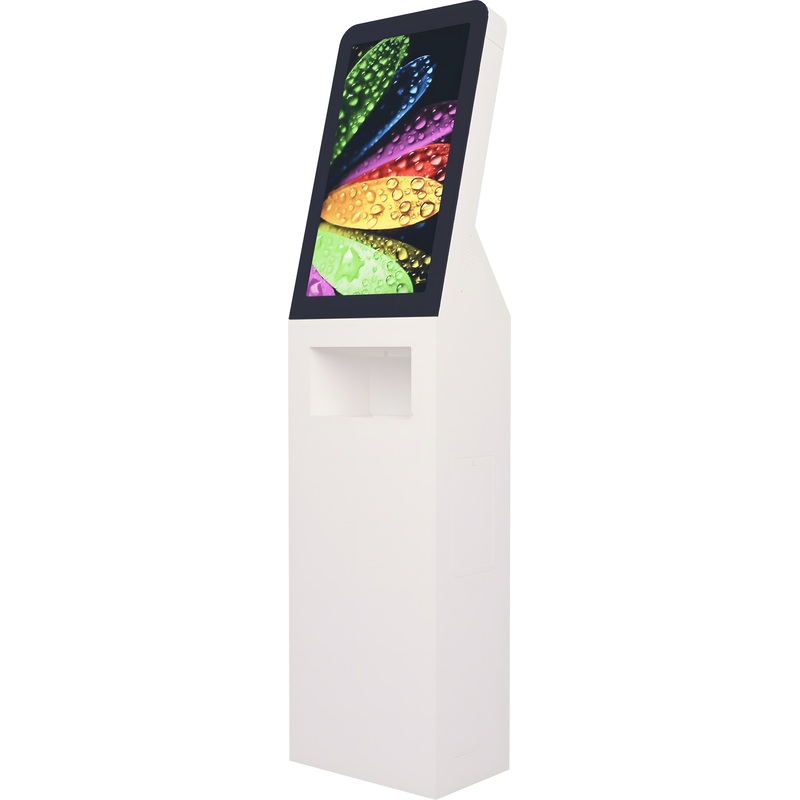 Изображение товара Информационный киоск-дезинфектор Zorgtech ПАК Агат 32 Медкиоск - безконтактный дезинфектор для меди