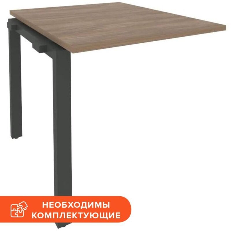 Изображение товара Элемент стола для переговоров Onix-П O.MP-NPRG-0 дуб аризона антрацит 780х980 мм