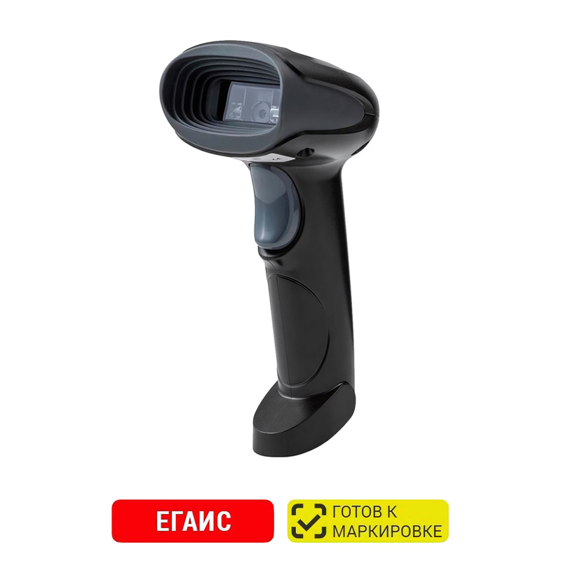 Изображение товара Сканер штрих-кода 2D проводной Атол SB2108 Plus (rev.2) серый без подставки (50339)