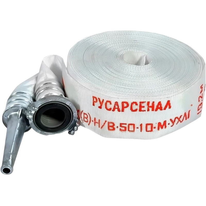Изображение товара Пожарный рукав напорный Русарсенал РПК(В)-50-1,0-УХЛ1 Классик 20 м 51 мм 1 МПа алюминий Изображение товара Пожарный рукав напорный Русарсенал РПК(В)-50-1,0-УХЛ1 Классик 20 м 51 мм 1 МПа алюминий