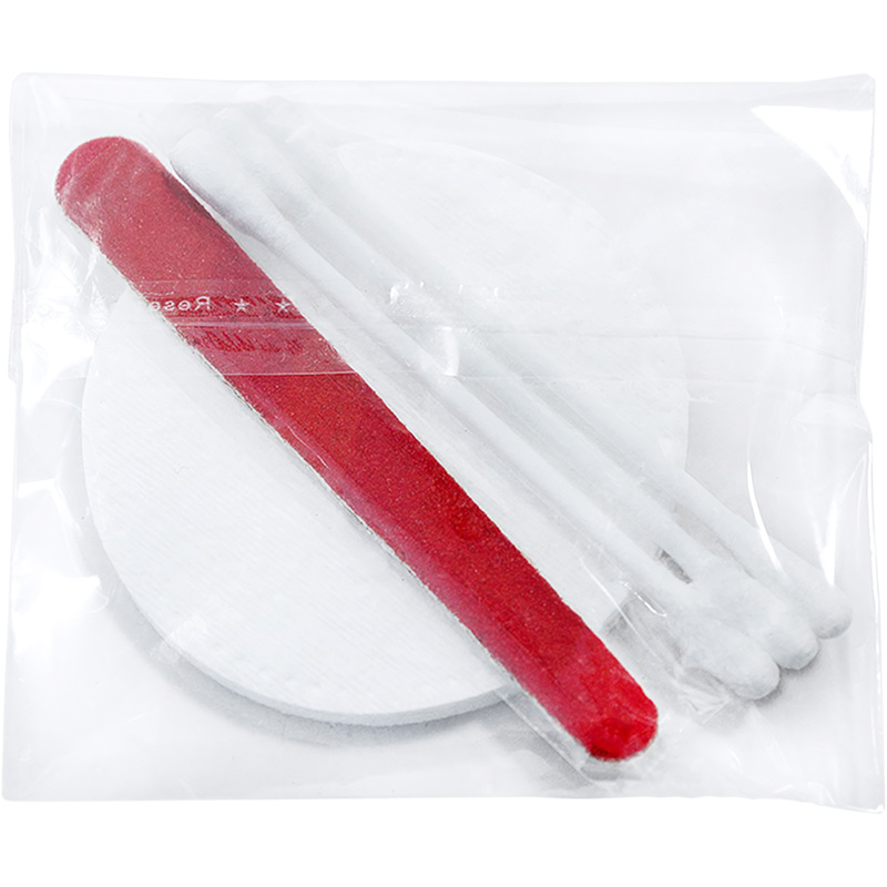 Изображение товара Косметический набор в пакете: ватные диски, палочки, пилочка 300 штук