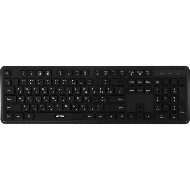Изображение товара Клавиатура проводная Ugreen K331 с русской раскладкой и USB интерфейсом