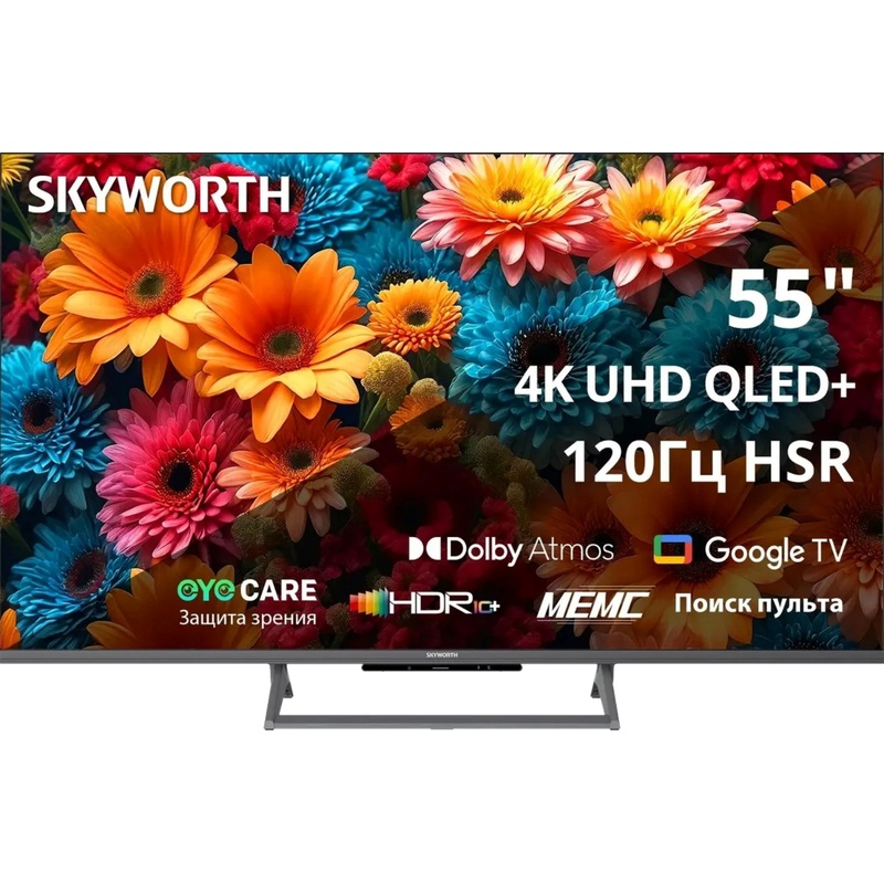 Изображение товара Телевизор 55 Skyworth 55Q67H Ultra HD 4K Smart TV с QLED и HDR