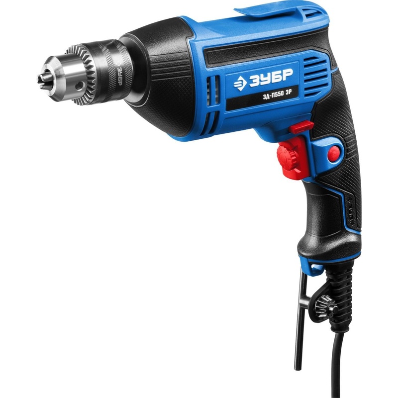 Изображение товара Профессиональная дрель Зубр ЗД-П550 ЭР мощность 550 Вт для точных отверстий