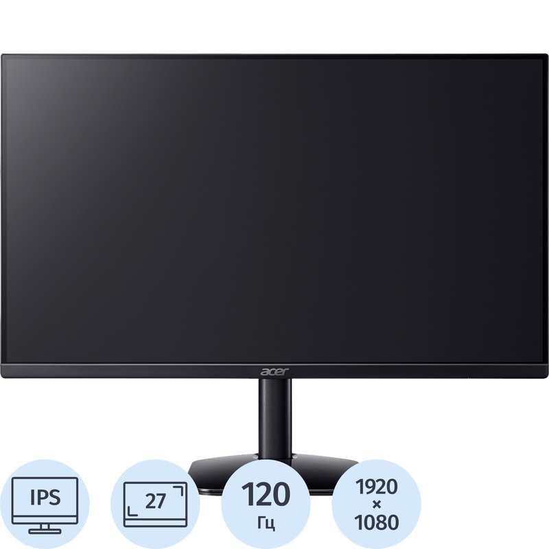 Изображение товара Монитор 27 Acer KA272Gbmix чёрный (UM.HX2CD.G02)