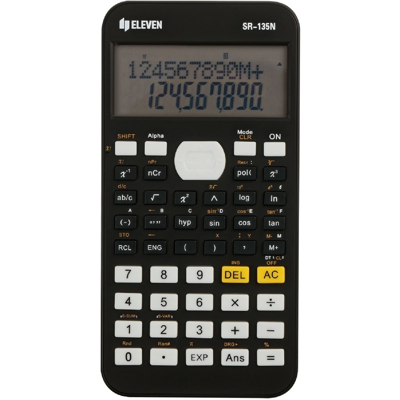 Изображение товара Научный калькулятор Eleven SR-135N с 240 функциями для ЕГЭ
