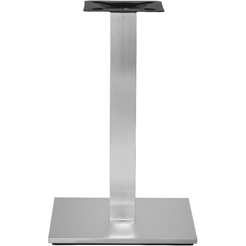 Изображение товара Подстолье Dobrin Debra из нержавеющей стали 71х45х45 см серое