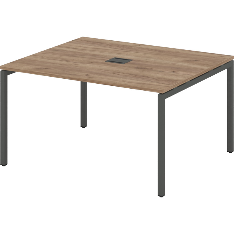 Изображение товара Стол для переговоров Style Project SN-4P.SPRG-034 дуб табак/антрацит 1580х1180х750 мм