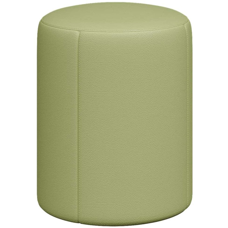 Изображение товара Модуль диван прямой Молекула Mol-p салатовый из искусственной кожи